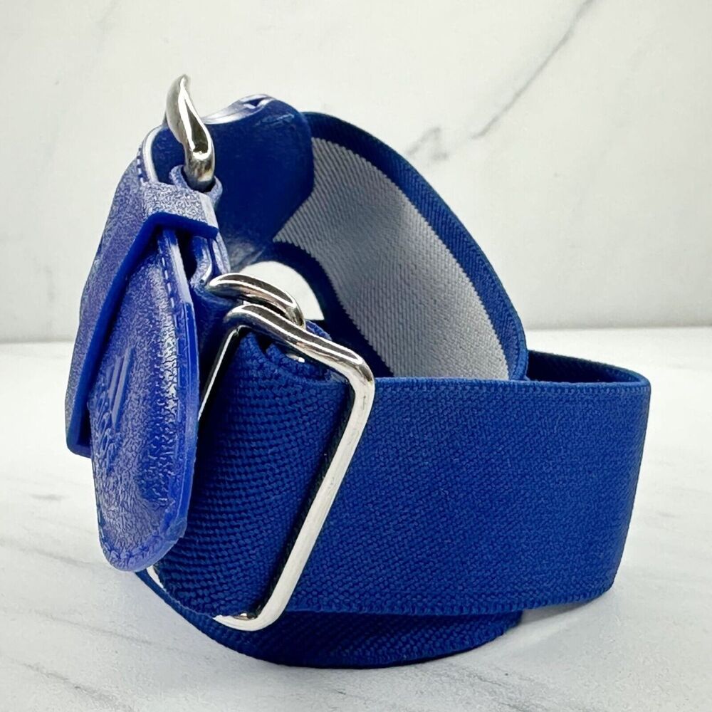 Adidas Blue Stretch Baseball Belt Youth One Size OS - Picture 3 of 12